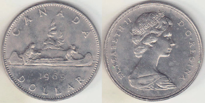 1969 Canada $1 (Unc) A005517